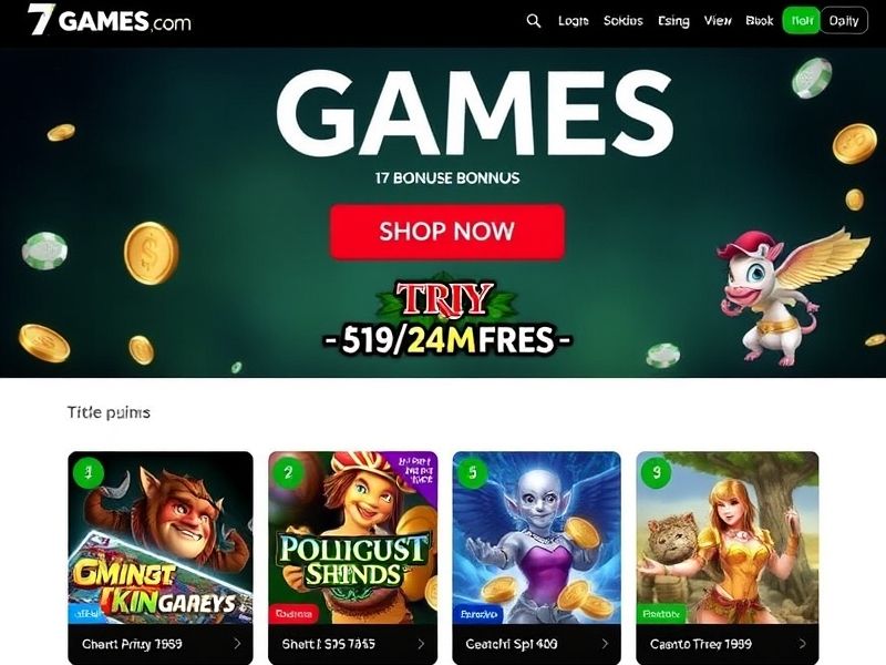 Welcome to 7games, your ultimate guide to online gambling and casino entertainment. Explore expert reviews, real-time betting tips, and the latest promotions at 7games.com.